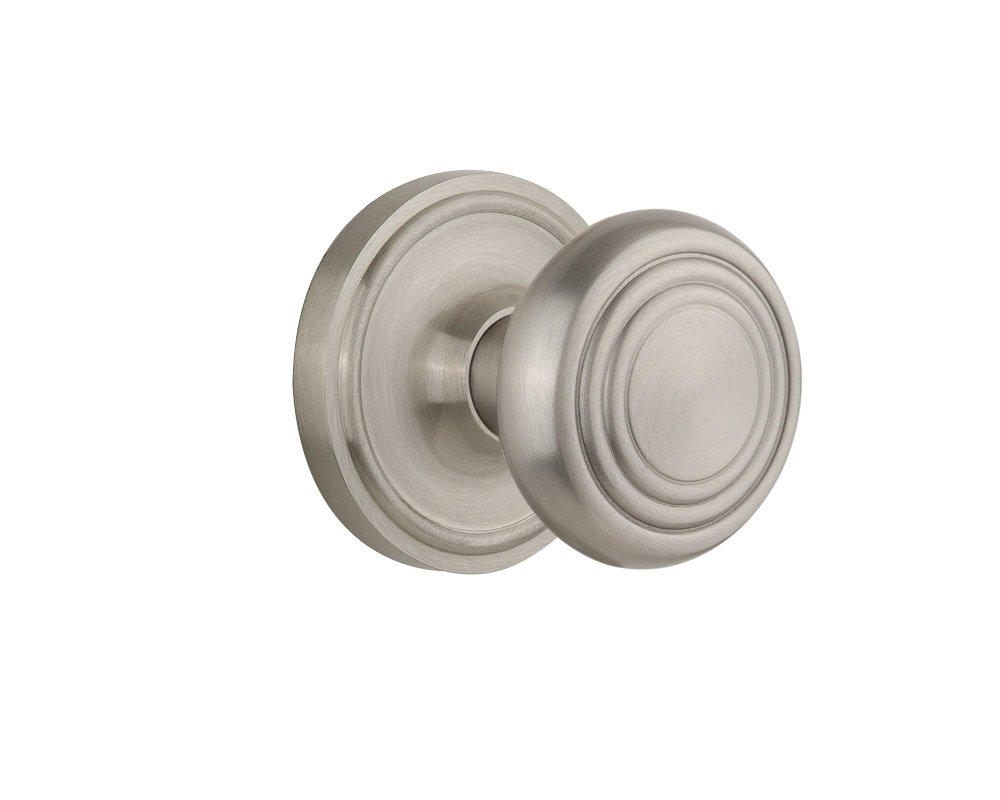 Classic Rosette with Deco Door Knob Nostalgic Warehouse 