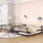 Full XL Over Queen Metal Bunk Bed with Trundle-310049004