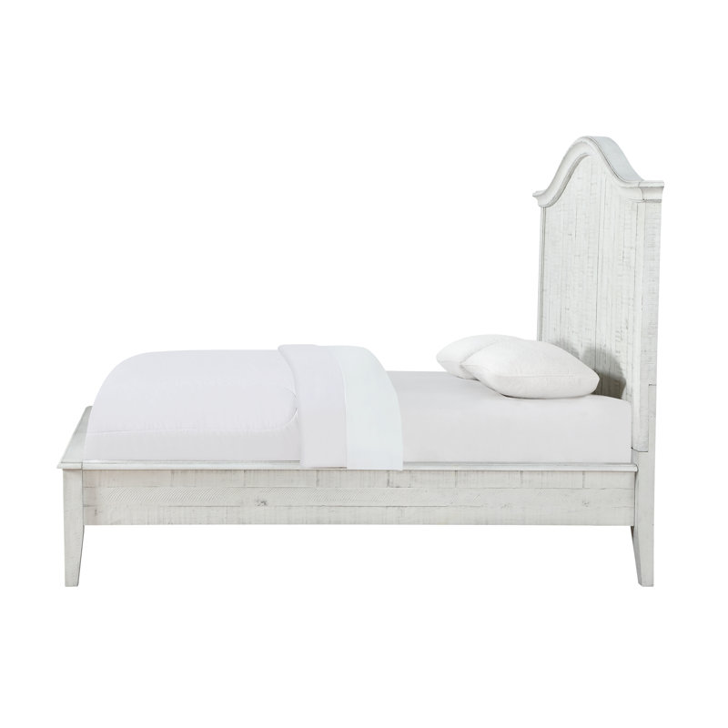 Ramey Solid Wood Standard Storage Bed, California King, White Wash
