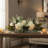 Cottleville Holiday Centerpiece with Hydrangeas in Wooden Planter