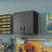 Wall-Mounted Tool Storage Cabinet With 2 Locking Door