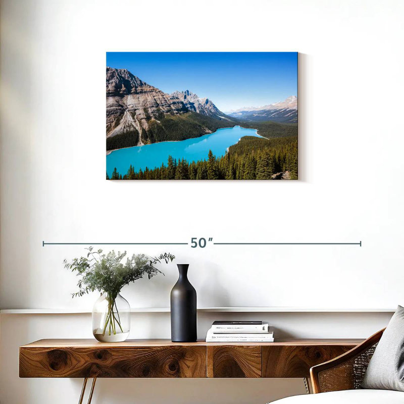 Alamar, aigue-marine, lac Peyto, H 20 po x l 30 po