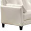 Canapé modulaire luxueux avec coussins moelleux et coutures complexes pour un confort ultime