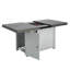 Table de foyer extensible rectangulaire en alliage d'aluminium, 50 000 BTU