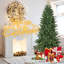 Arbre de Noël artificiel 6 pi, 1168 pointes de branches, pin à charnières luxuriant avec aiguilles mixtes en PE + PVC, arbre de Noël à assemblage facile avec support en métal robuste pour la décoration de Noël intérieure
