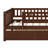 Wood Daybed With Trundle And Fence Guardrails-1840544084