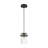 Malaki 1-Light Dimmable Single Pendant with Glass Shade -307158387