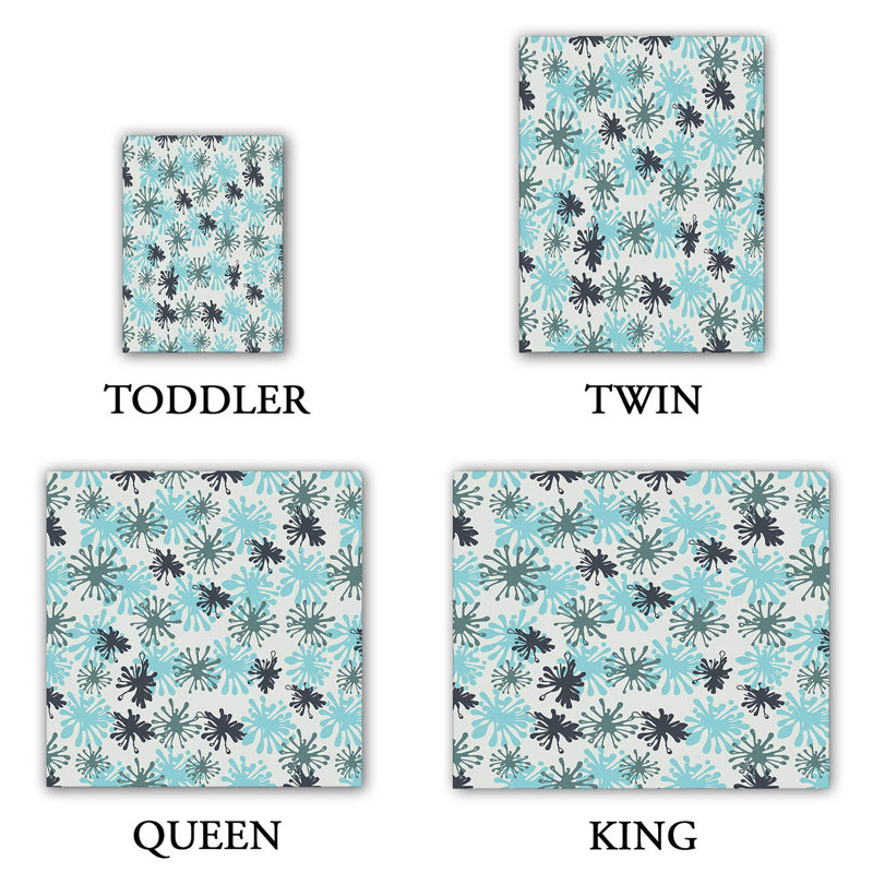 Ensemble de housse de couette illa splash iii, 1 housse simple + 1 taie standard