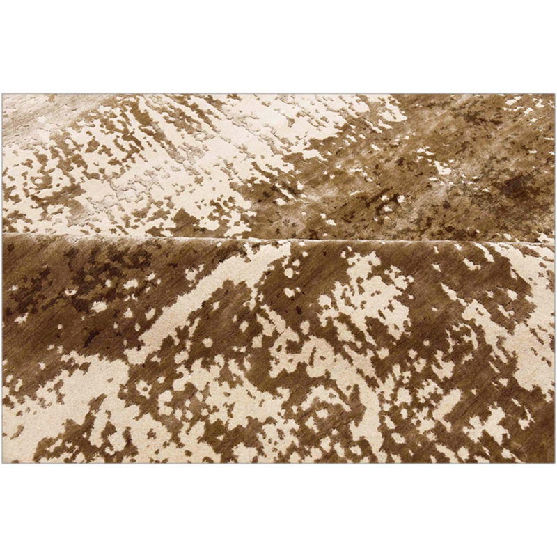 Hand Knotted Area Rug in Cream