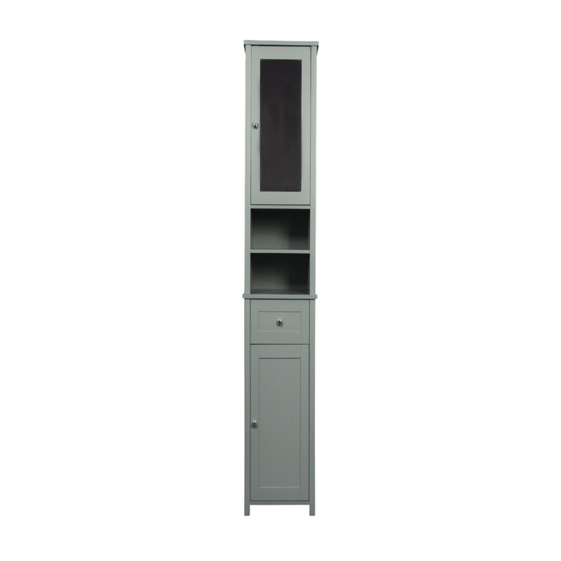 Linen Cabinet, Gray
