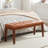 Jerit Faux Leather Upholstored Bench-609585726