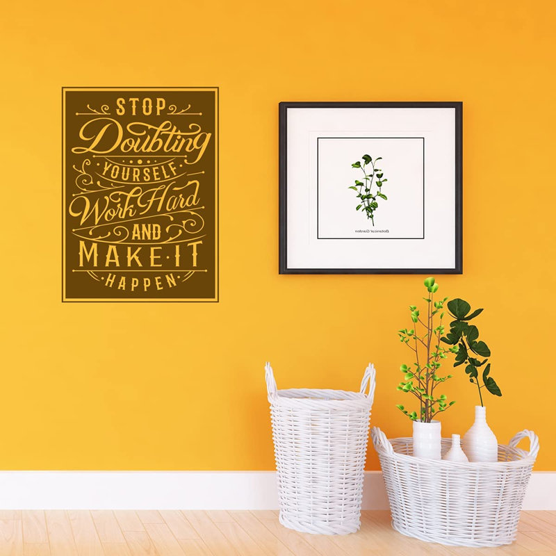 Adhésif décoratif, H 16,5 po x l 12 po, Brun
