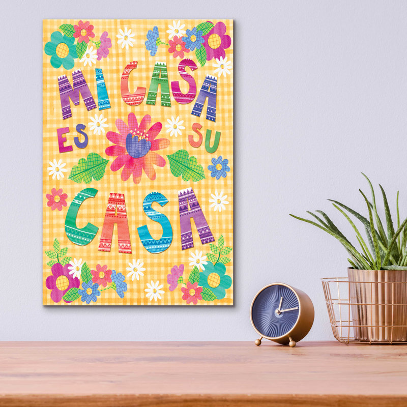 «Mi Casa Es Su Casa» par Hello Angel - impression sans cadre, H 16 po x l 12 po