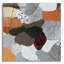 Art mural en verre épique «Durango Colorado 4» par Coco Good, 36 po x 36 po