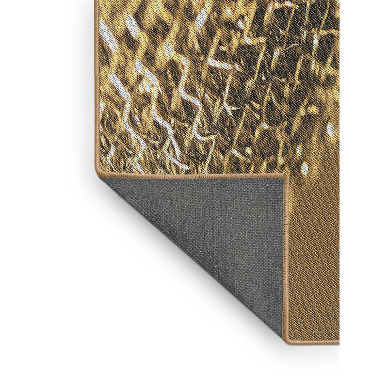 Tapis de zone brun à motif, Rectangle 2 pi x 3 pi