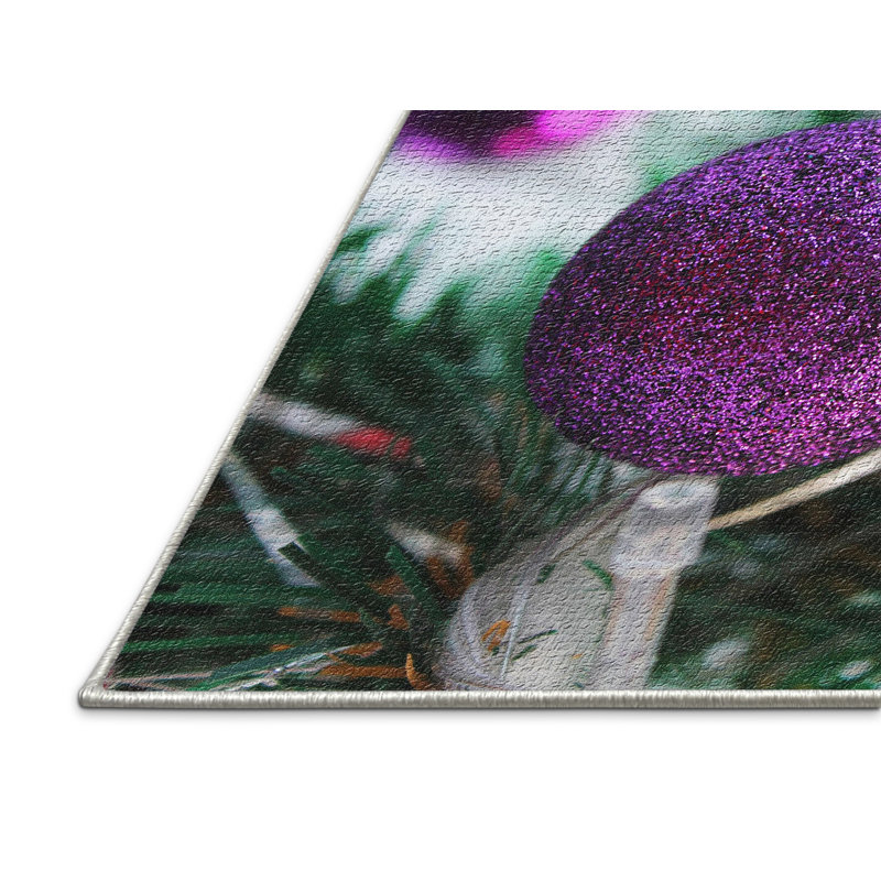 Tapis de zone mauve boule, Rectangle 2 pi x 3 pi