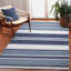 Tapis rayé bleu marine / blanc Sallee-1839191149