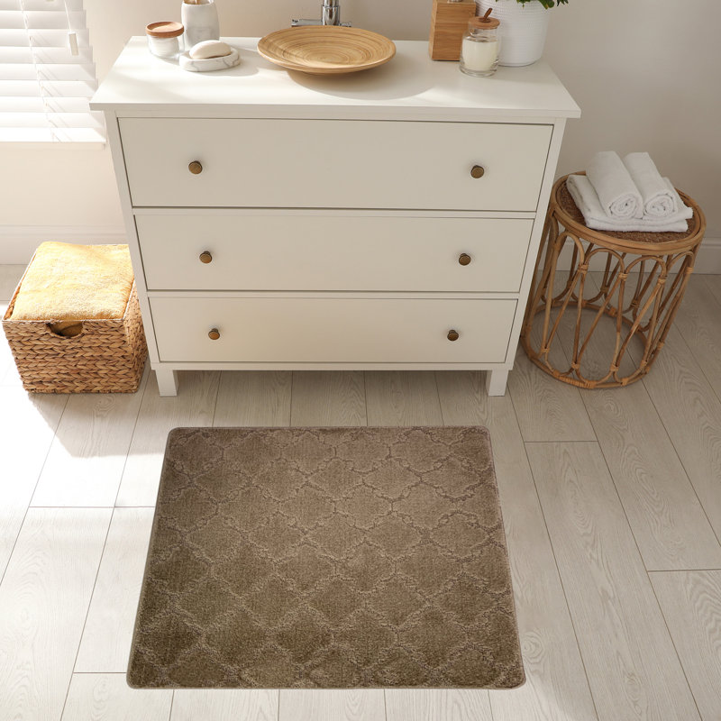 Tapis de cuisine, Carré 2 pi 8 po, Taupe