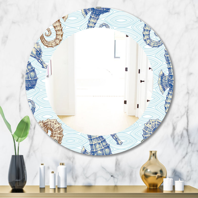 Costal Creatures 17 - Miroir traditionnel, H 31,5 po x l po