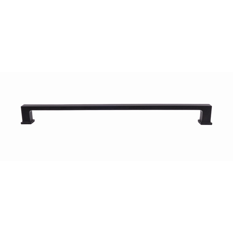 Poignée de tiroir 10 po Chelsey, Noir mat, 10"