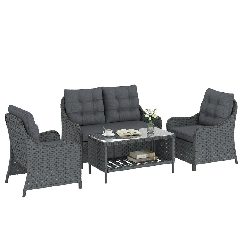 Rattan Sofa Set