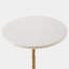 Lily Pad Marble End Table