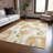 Machine Washable Indoor/Outdoor Colman ACN2132 Floral Rug-2142779214