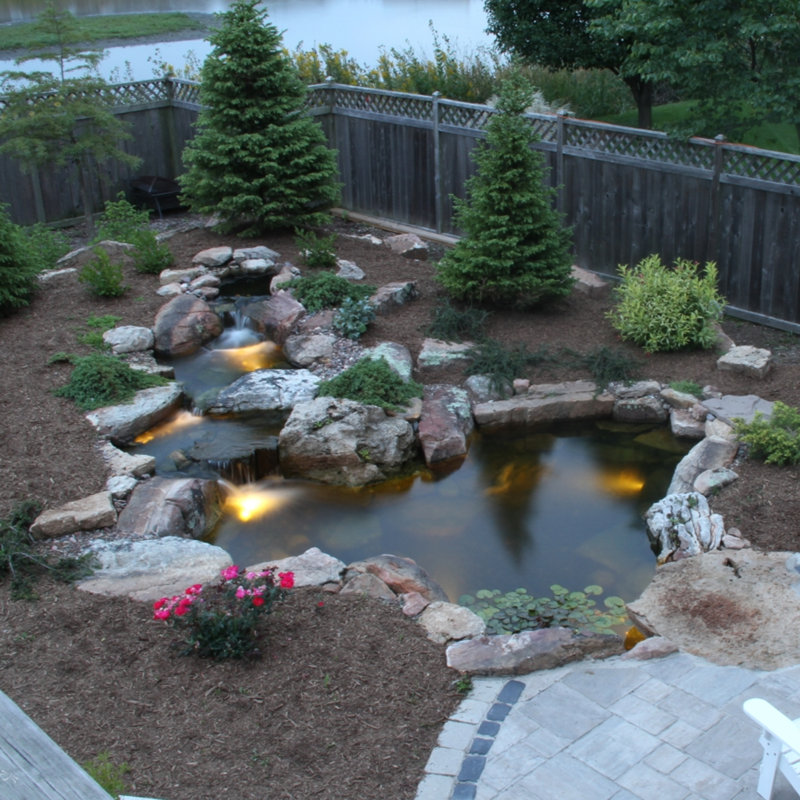 15' x 15' Black EPDM Pond Liner for Water Features