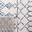 Tapis bleu marine / ivoire Sturdivant-99767326