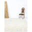 Tapis crème oriental en laine rétro