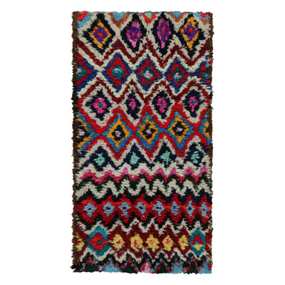 Wool Chevron Area Rug