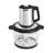 GEEPAS Mini Food Processor, 2L 500W Copper Motor 3 Speed Setting Garlic Peeler Food Chopper