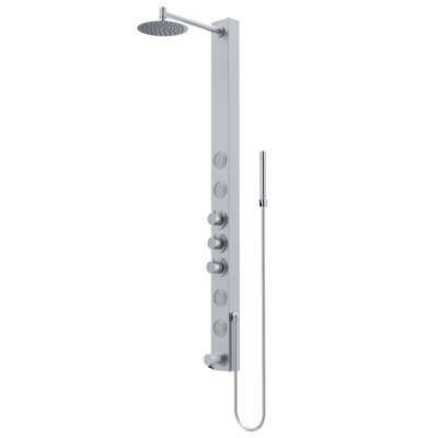 Panneau de douche Bowery 58,06 "avec pomme de douche fixe