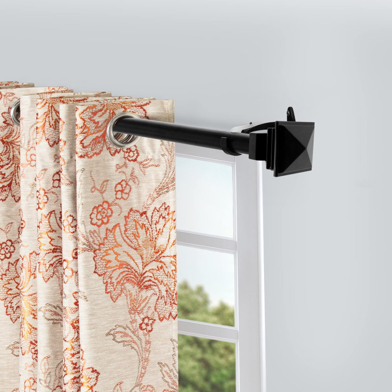 Audree Stainless Steel 91cm to 168cm Curtain Track/Rail