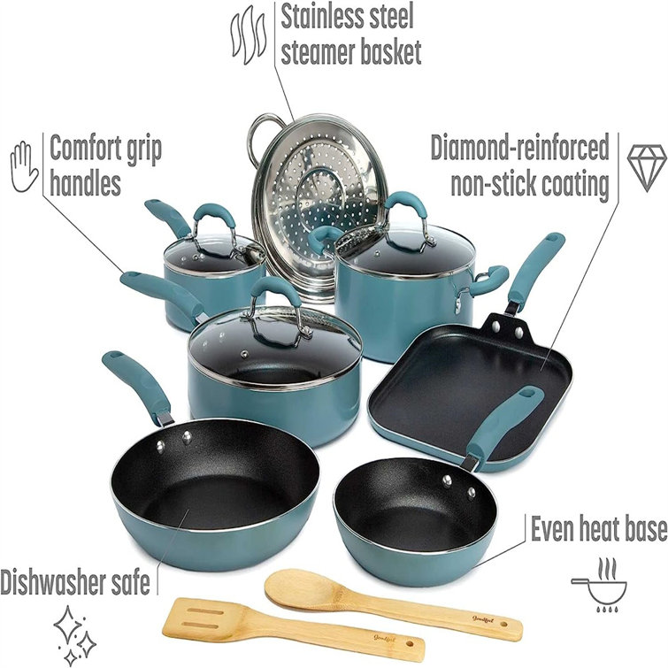 YITAHOME 12 - Piece Cookware Set JD2NL01