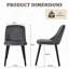 Velvet Dining Chairs With Wooden Legs Set Of 4-211348560-206183661