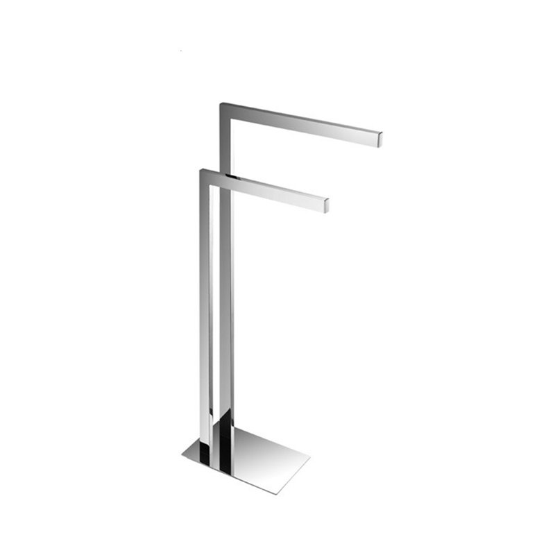 Porte-serviettes sur pied, Chrome