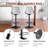 Swivel Upholstered Adjustable Height Counter Stool-107120735