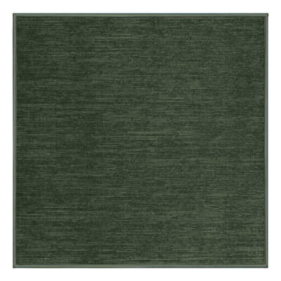 Tapis vert uni lavable à la machine
