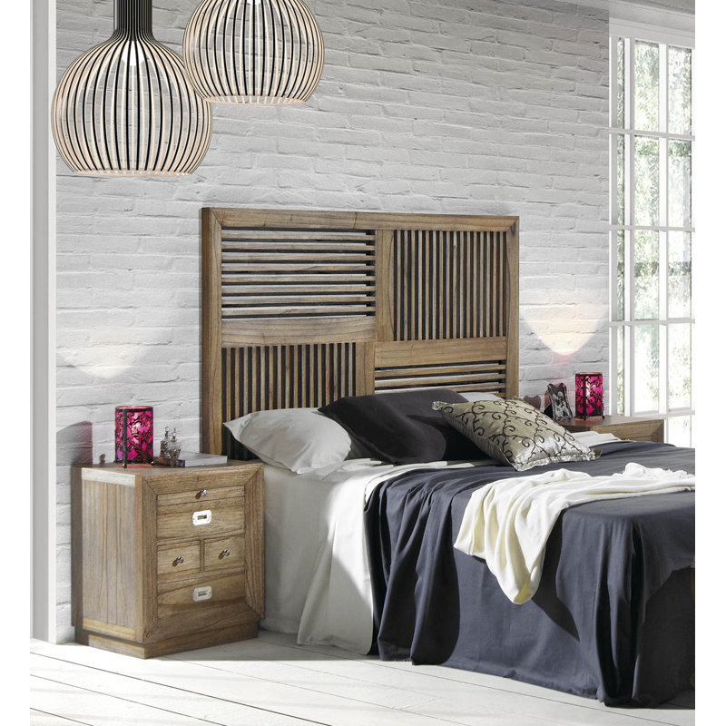 Merapi Solid Wood Headboard