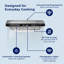 Hauslane 30" Stainless Steel 400 CFM Ducted (Vented) Under Cabinet Range Hood