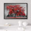 Arbre rouge sur fond de parc noir et blanc-96384564-96384573