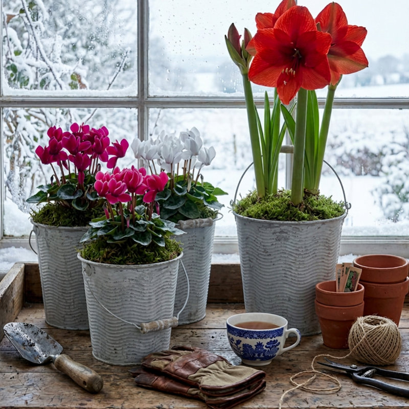 Ensemble de pots à fleurs Ameia