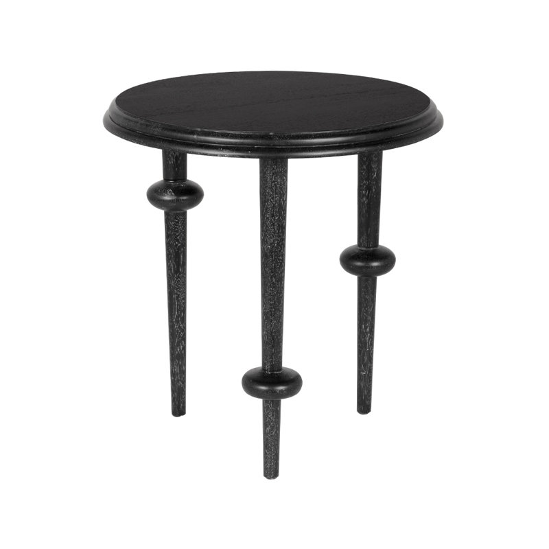 Foster Solid Wood End Table, Black Walnut