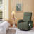 Corduroy Swivel Nursery Glider Chair for Nursery Room Living Room-104470380