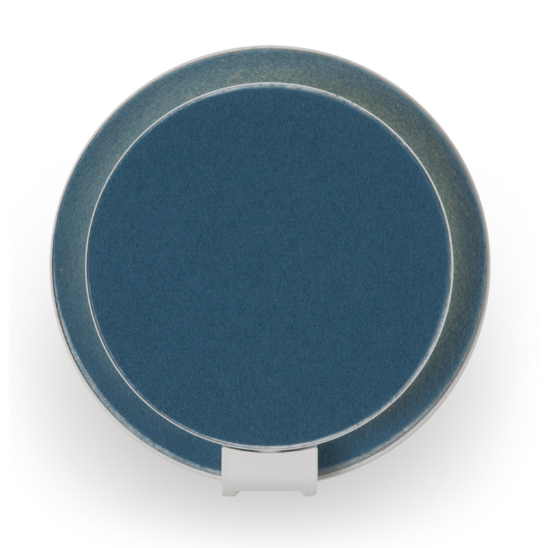 Gravy LED Flush Mounted Sconce, Azure Felt