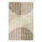 Keedan Machine Woven Polyester Striped Textured Shag Rug 5' X 8’ Area Rug