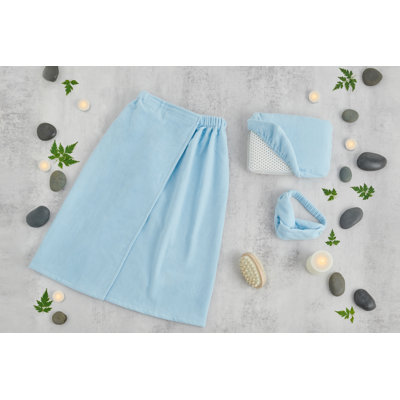 Cotton Sateen Above Knee Bathrobe with Hood