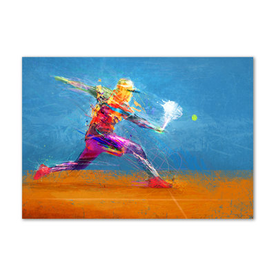 Tennis Player - Wrapped Canvas Print