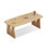 Rectangular Solid Wood Dining Table
